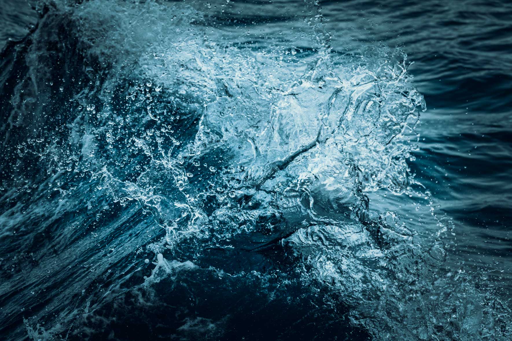 Abstract photography of breaking wave on the Drake Passage