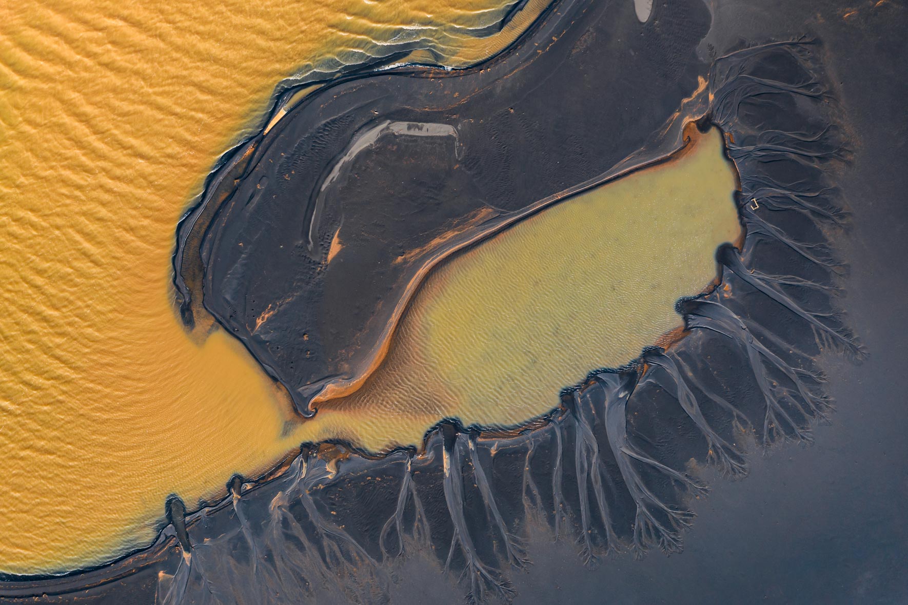 Abstract aerial landscape photography by Jan Erik Waider