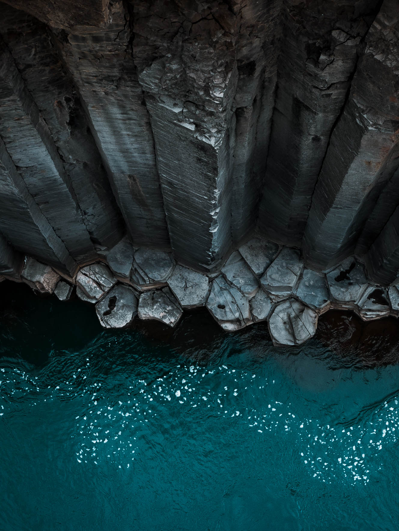 Aerial Photography of Stuðlagil Basalt Canyon in Iceland by Northlandscapes