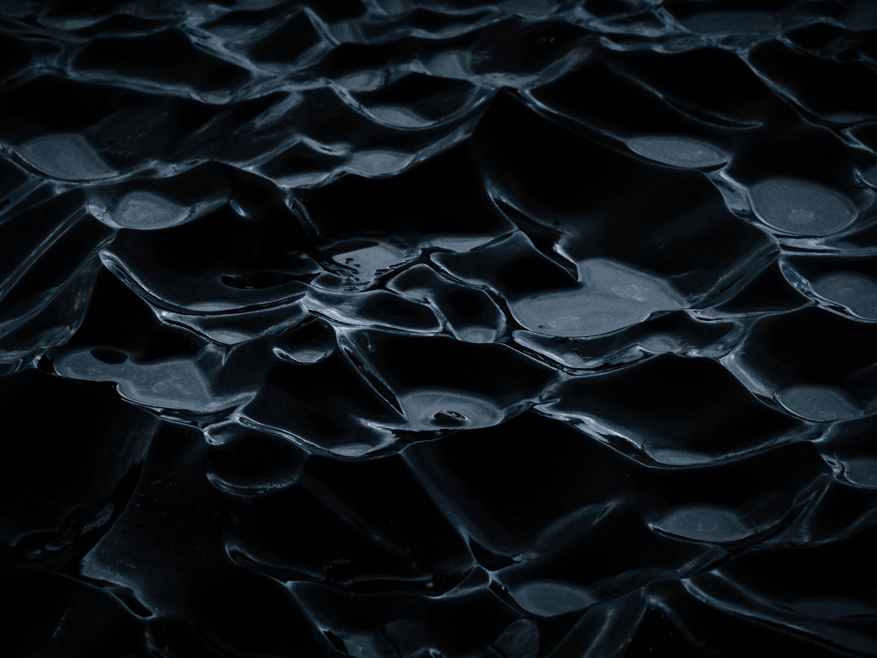 Abstract Details of Black Iceberg in Jökulsárlón Glacier Lagoon