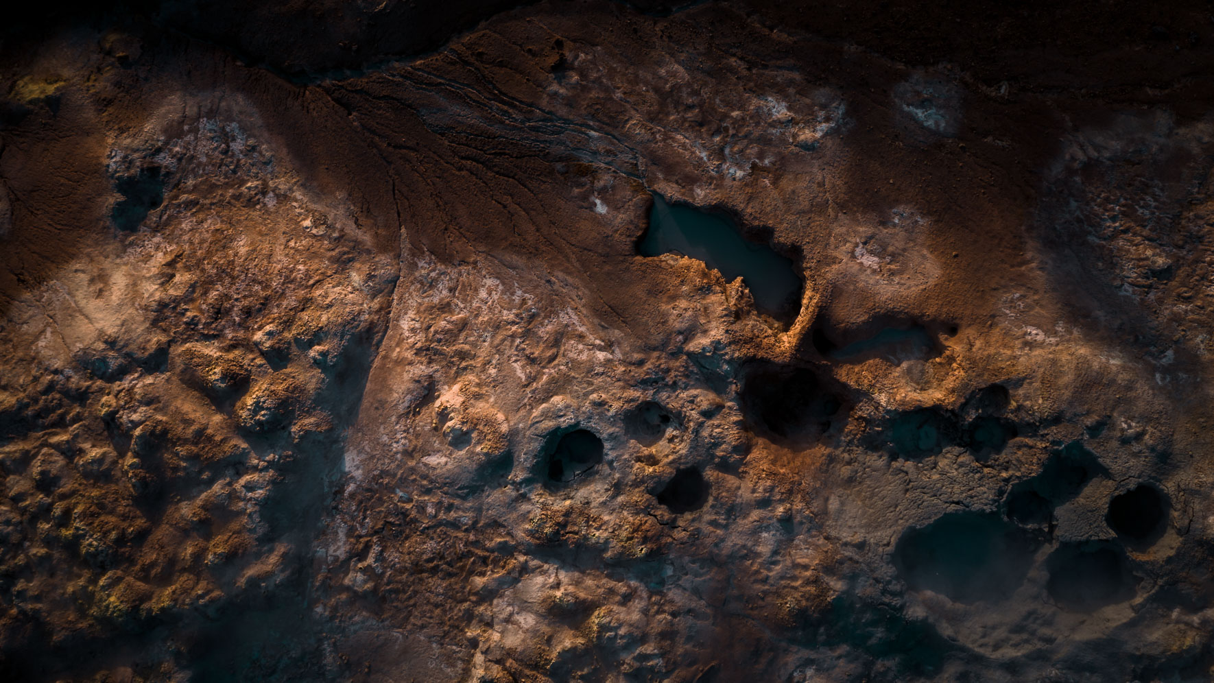 Active Geothermal Area (Hverir, Iceland)