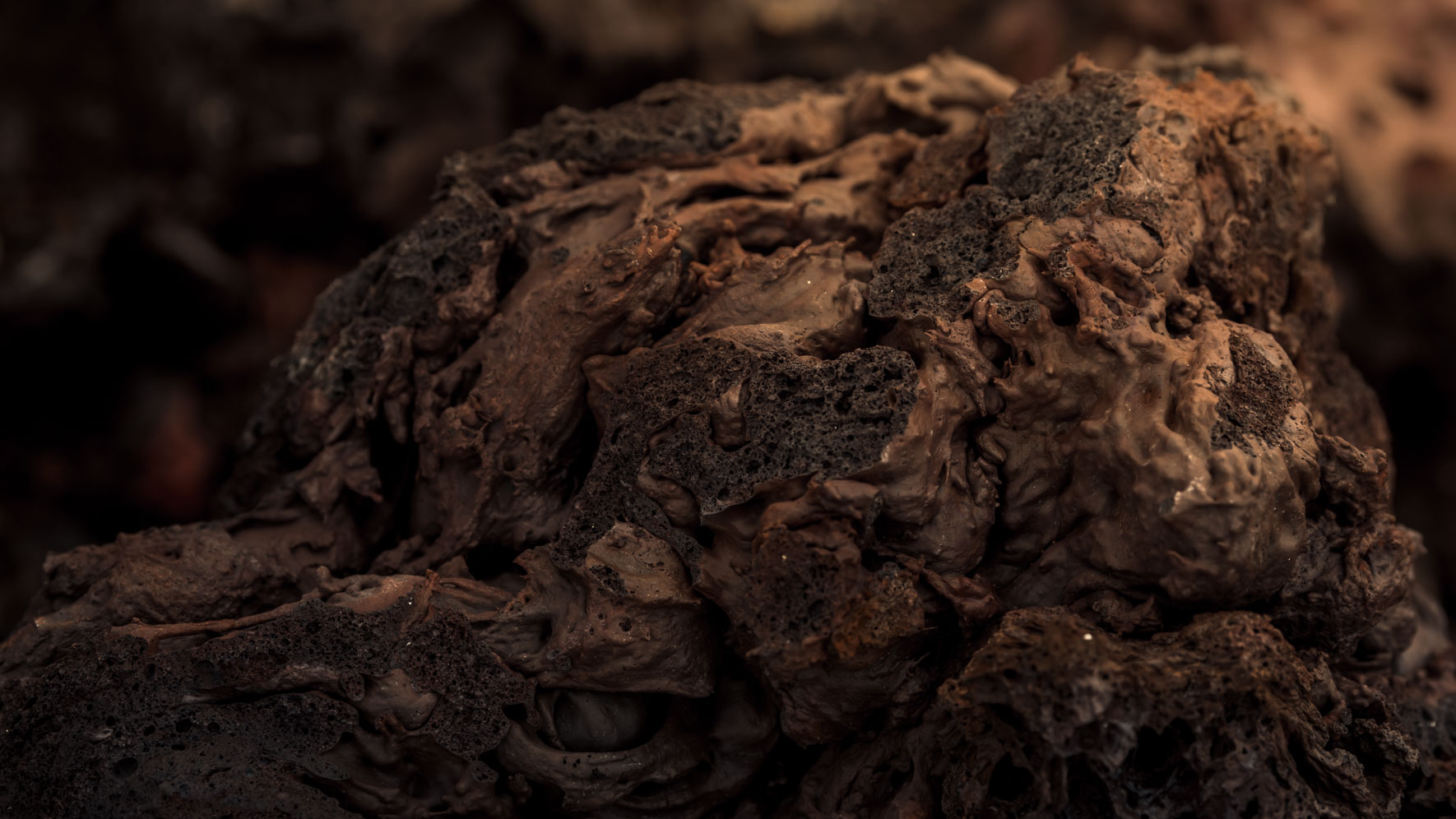 Volcanic Rocks of the Krafla Lava Field in Iceland