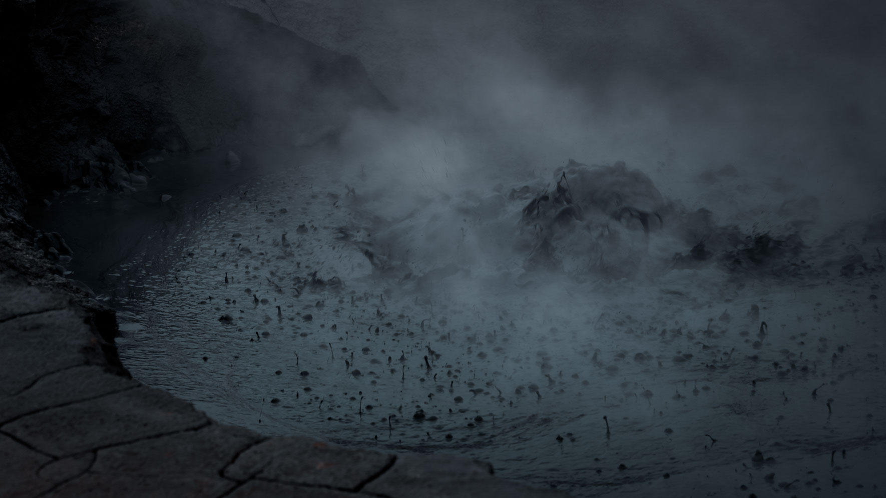 Námafjall Geothermal Area in the Myvatn area of Iceland