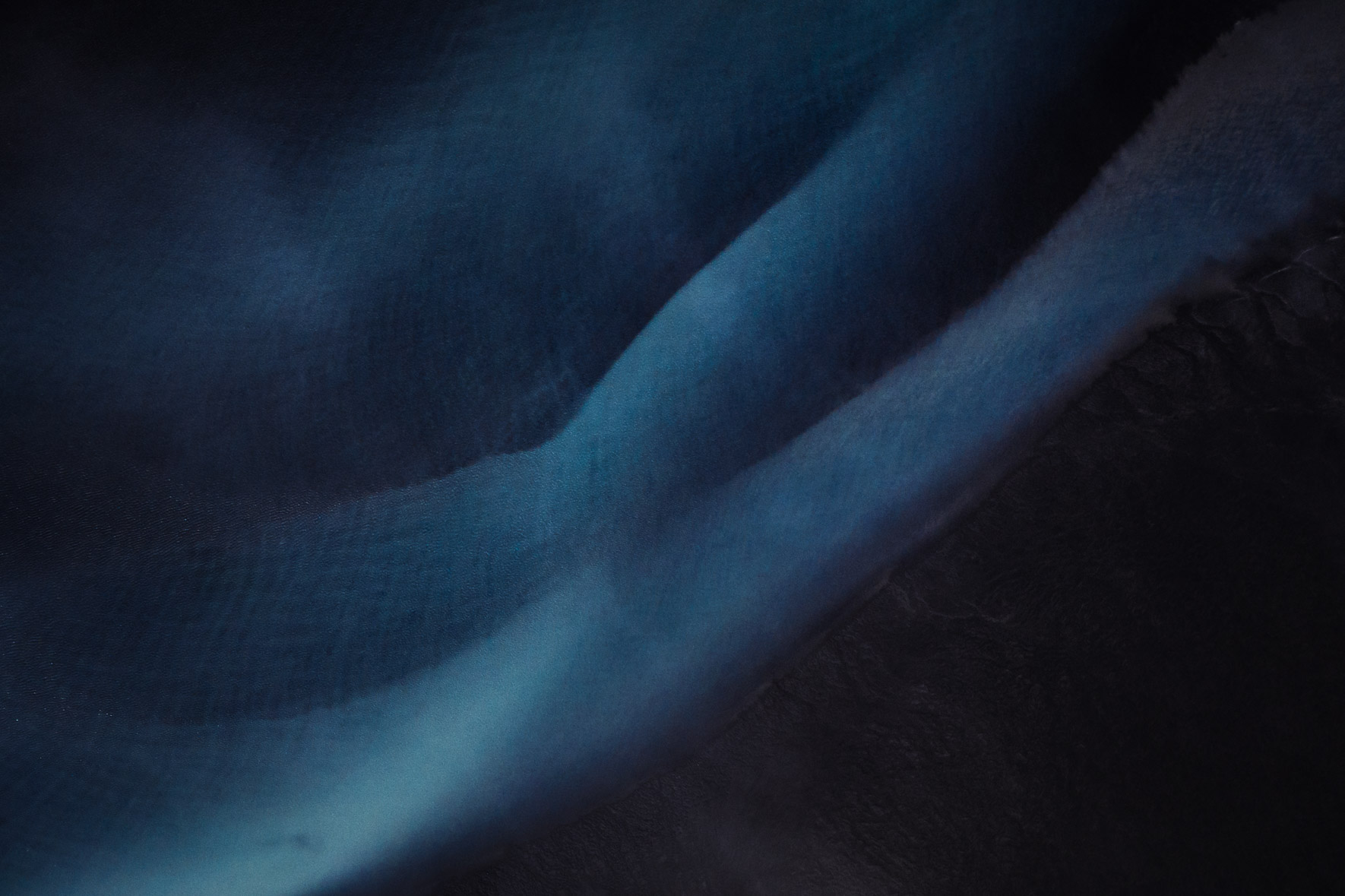 Aerial Photography of Glacier River Patterns in Iceland