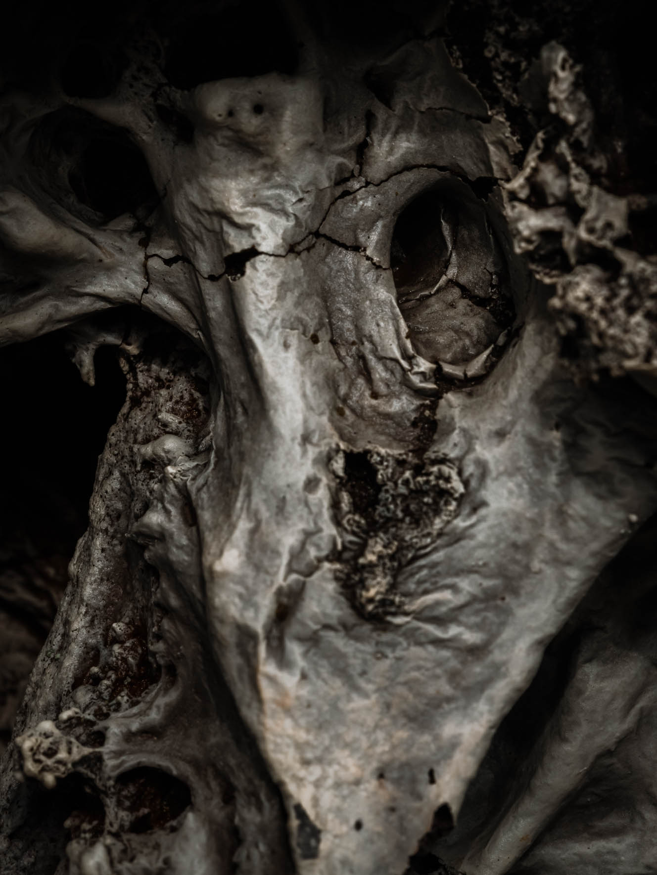 Abstract Photography of Krafla Lava Field in North Iceland