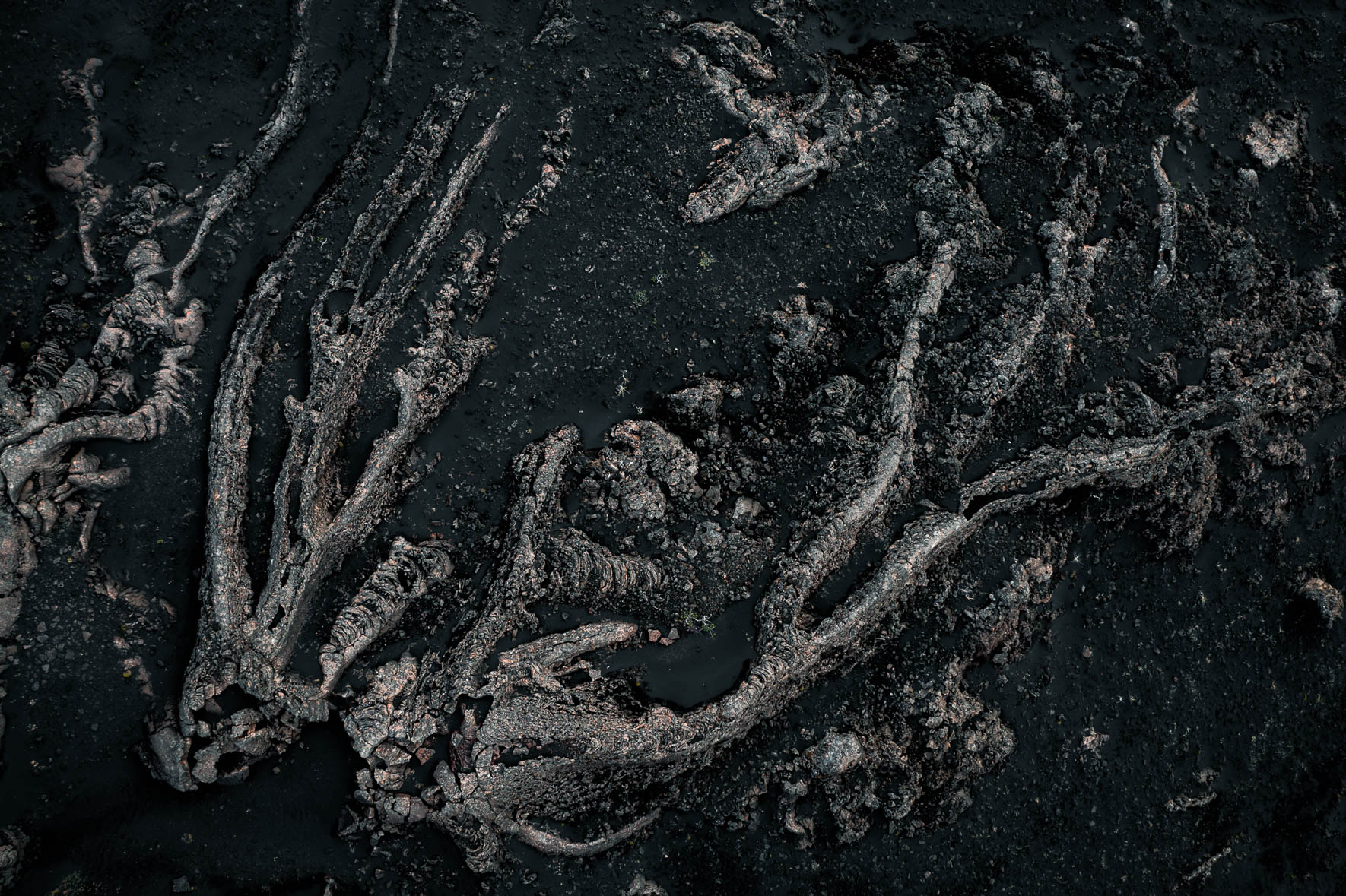 Abstract Volcanic Landscape of Iceland