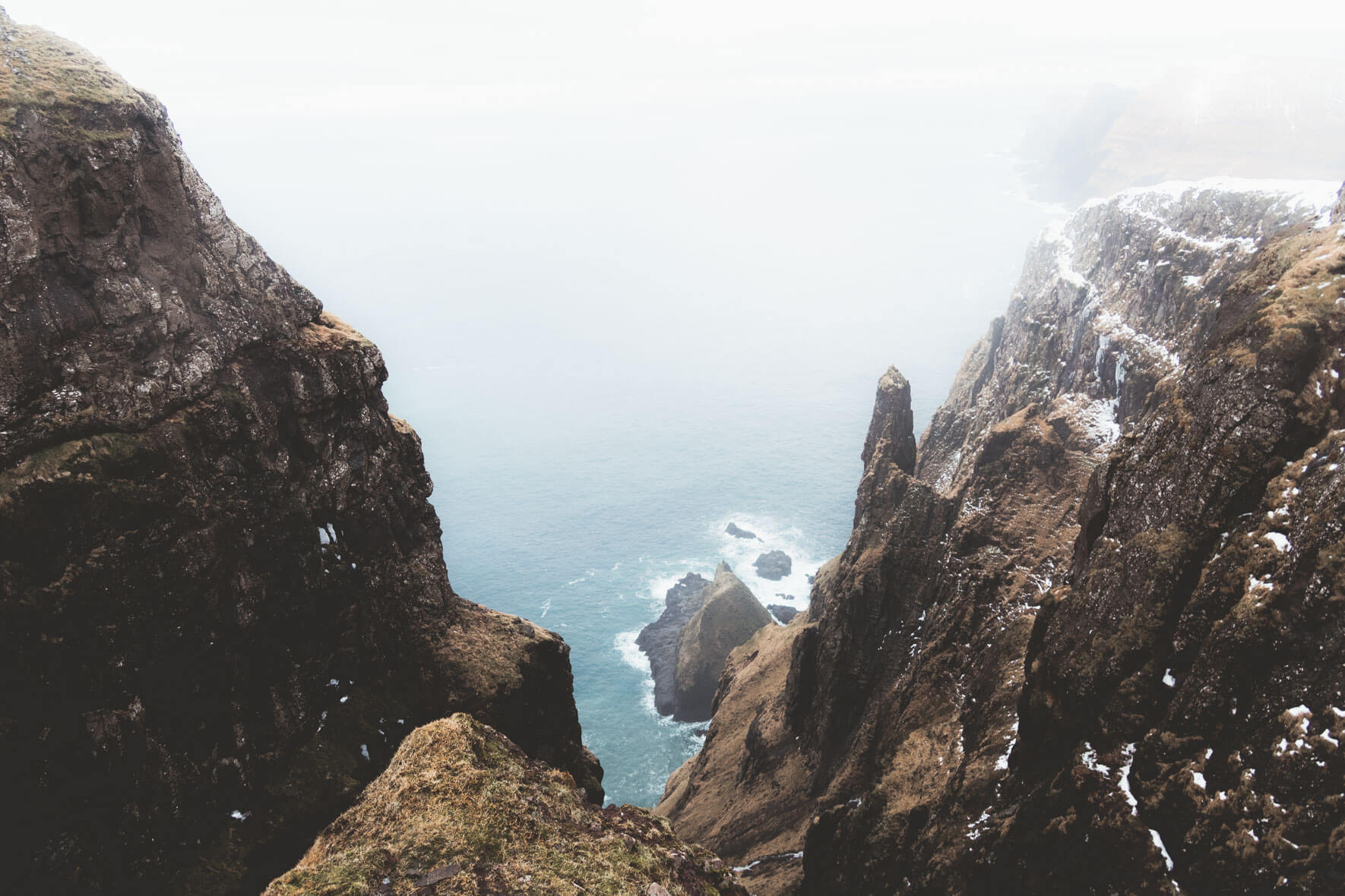 Beinisvørð (Beinisvord) sea cliff in Suðuroy, Faroe Islands