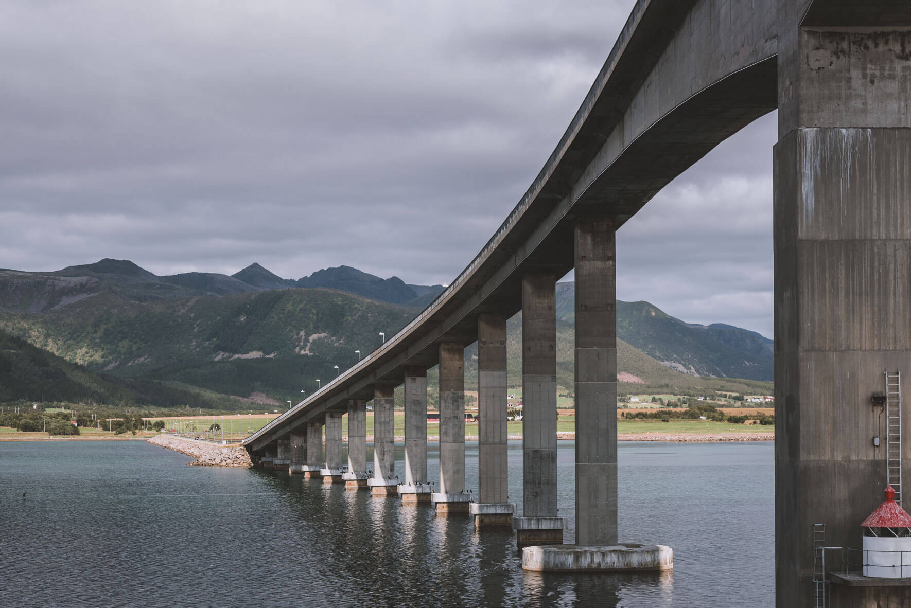 Bridge on the Lofoten in Norway
