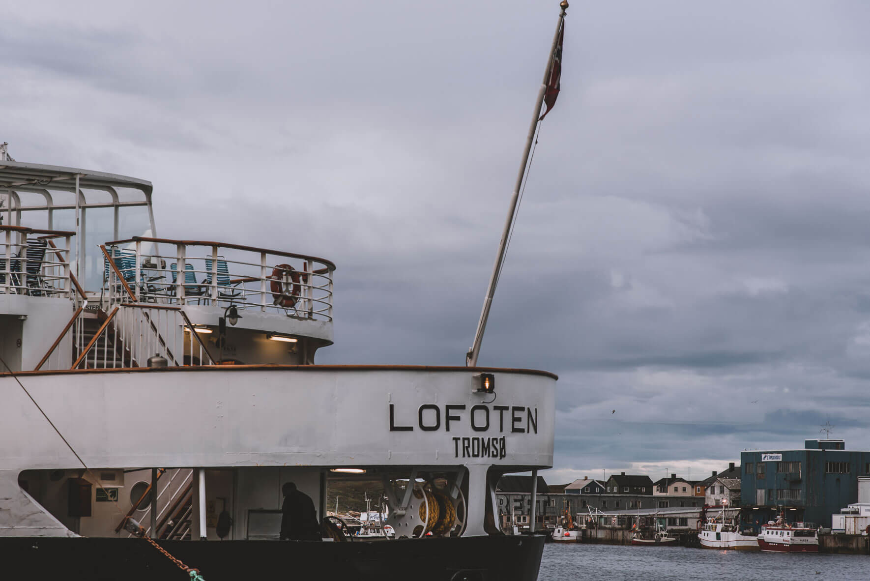 MS Lofoten passenger and cargo ship by Hurtigruten