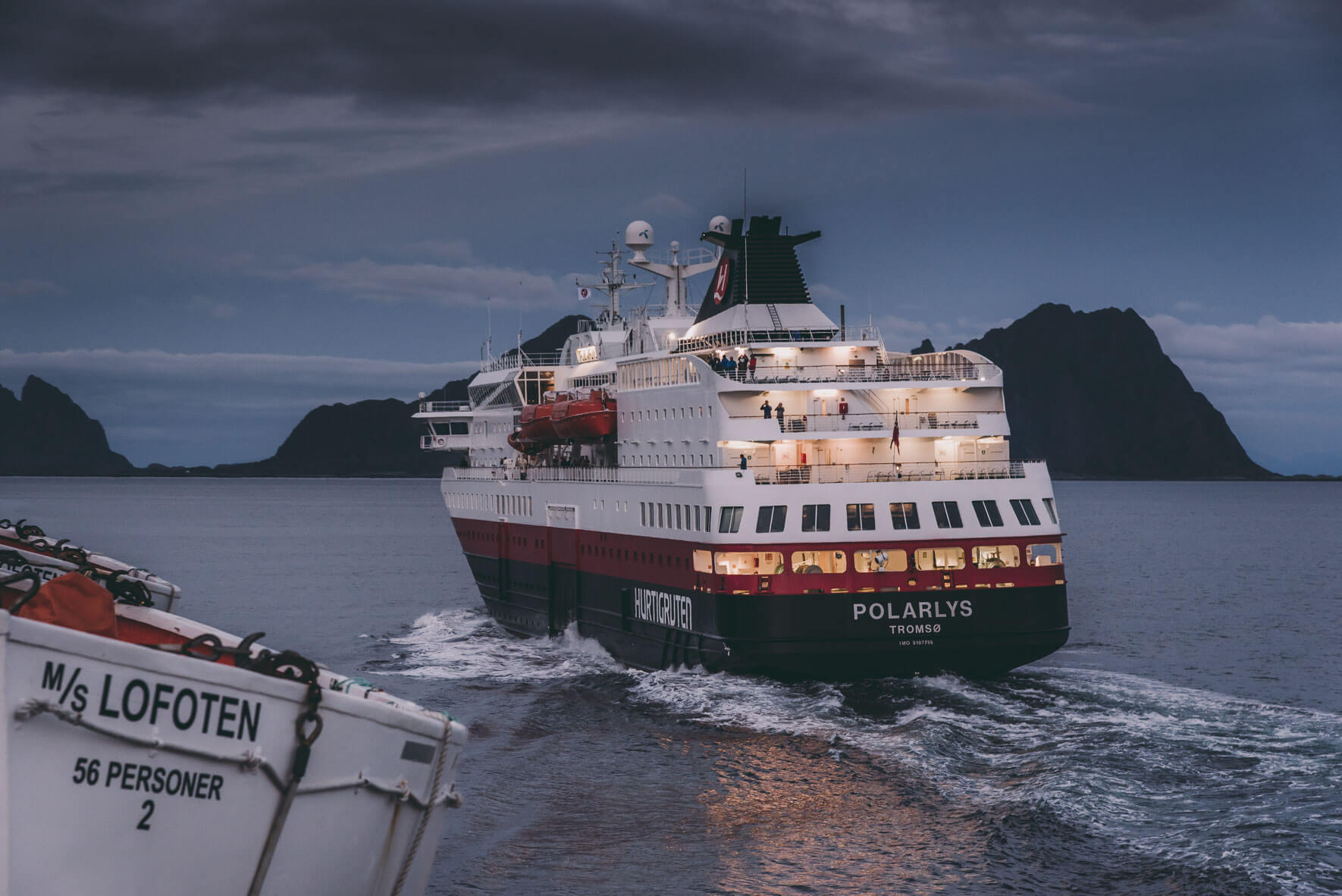 MS Polarlys on the Lofoten in Norway (Hurtigruten)