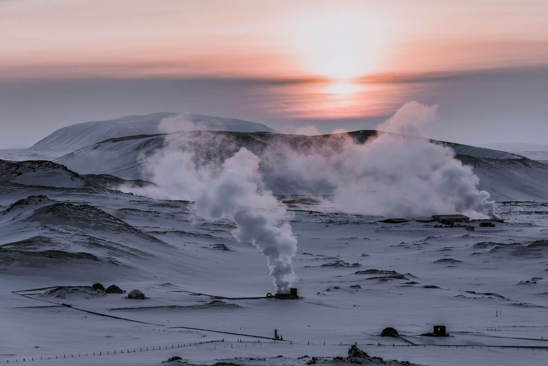 Bjarnarflag Geothermal Station in Iceland