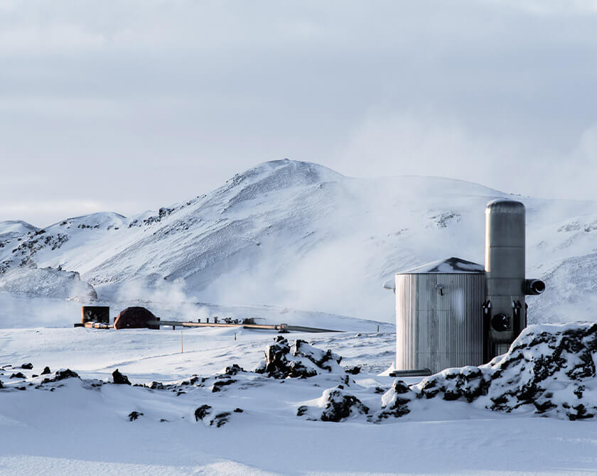 Bjarnarflag Power Plant near lake Mývatn. Iceland