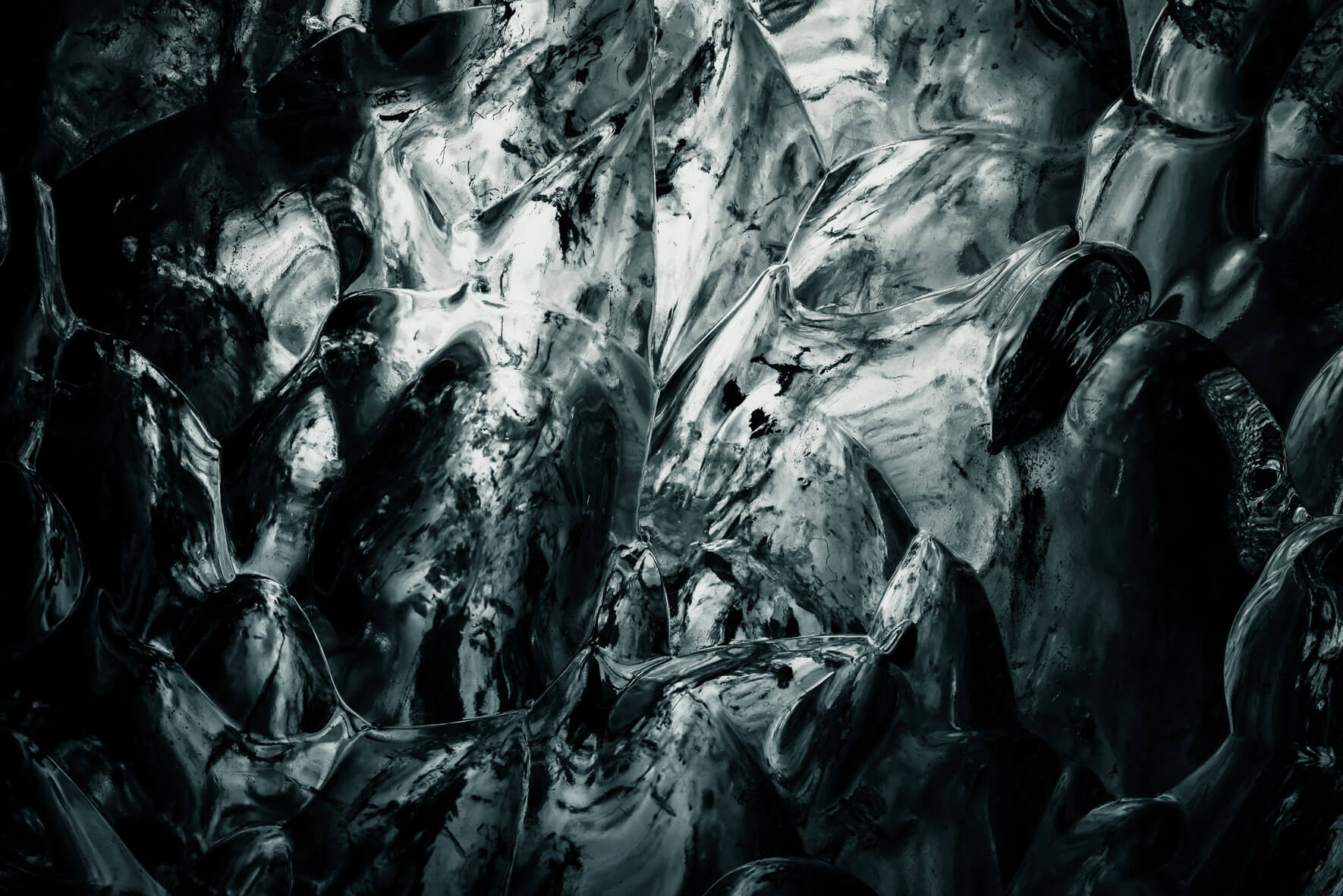 Abstract glacier ice details