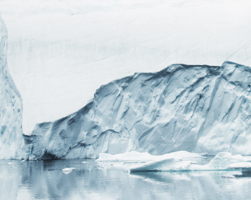 Minimal and bright iceberg