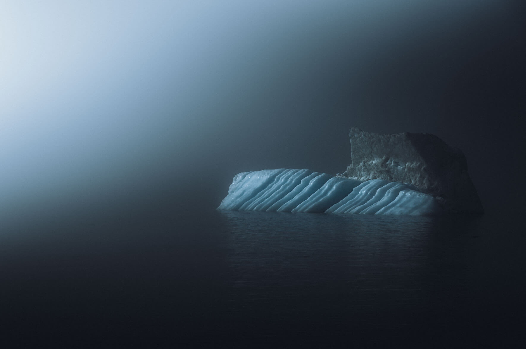 Iceberg in the Disko Bay of Greenland