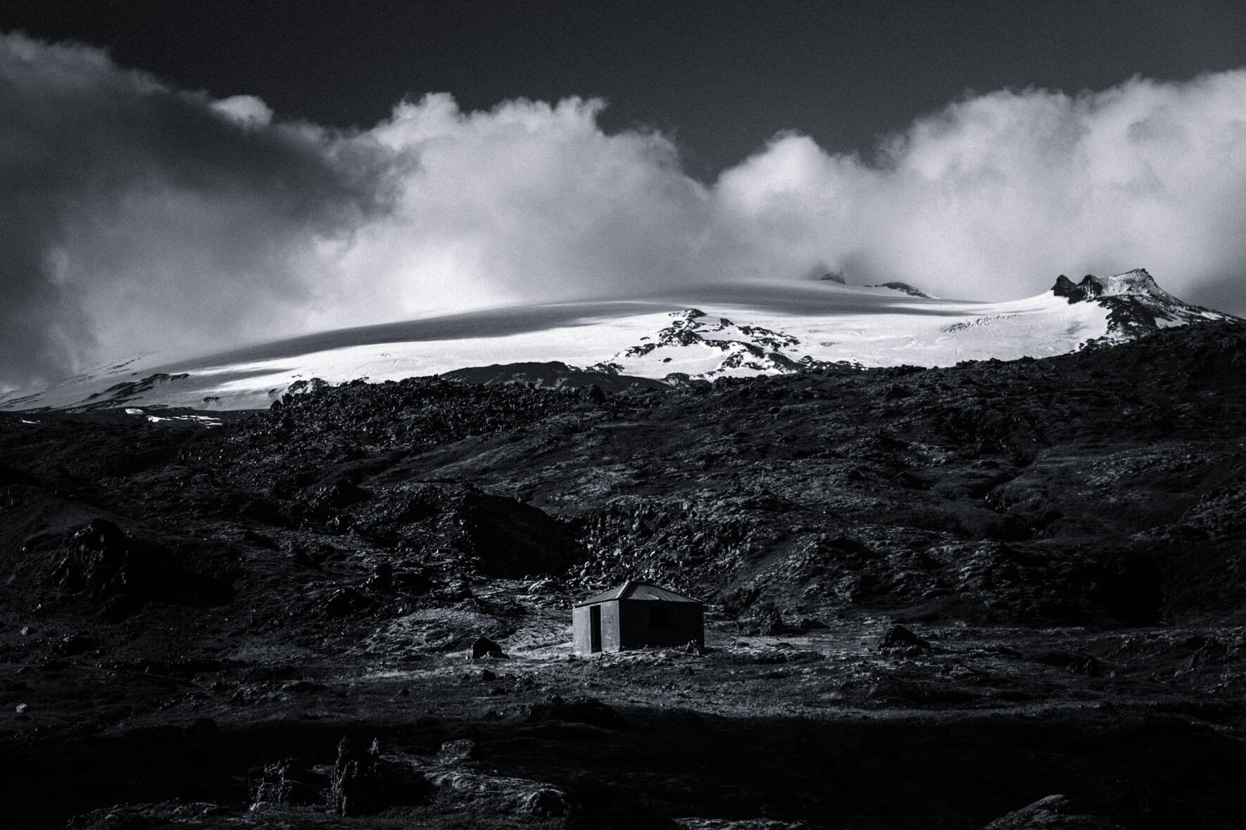 Black and white landscape photography by Jan Erik Waider