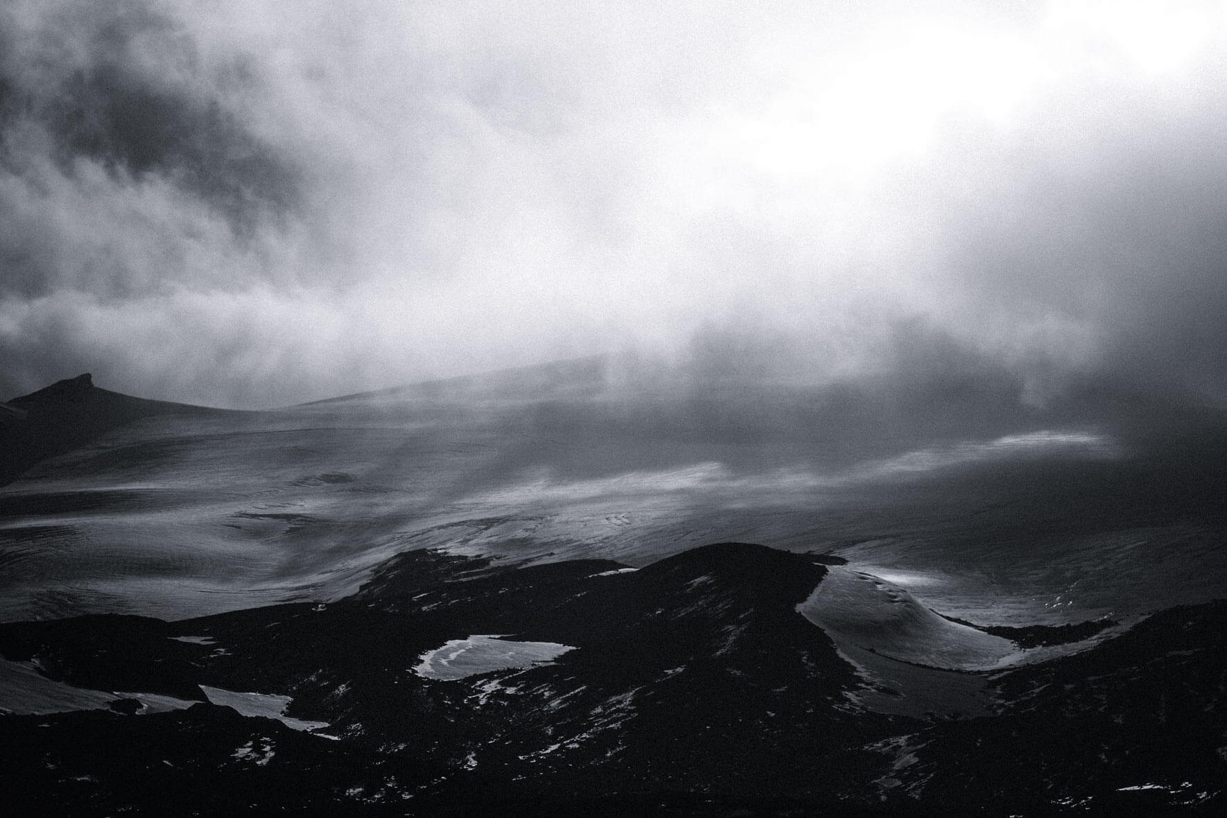 Snæfell stratovolcano on the Snæfellsnes peninsula in Iceland