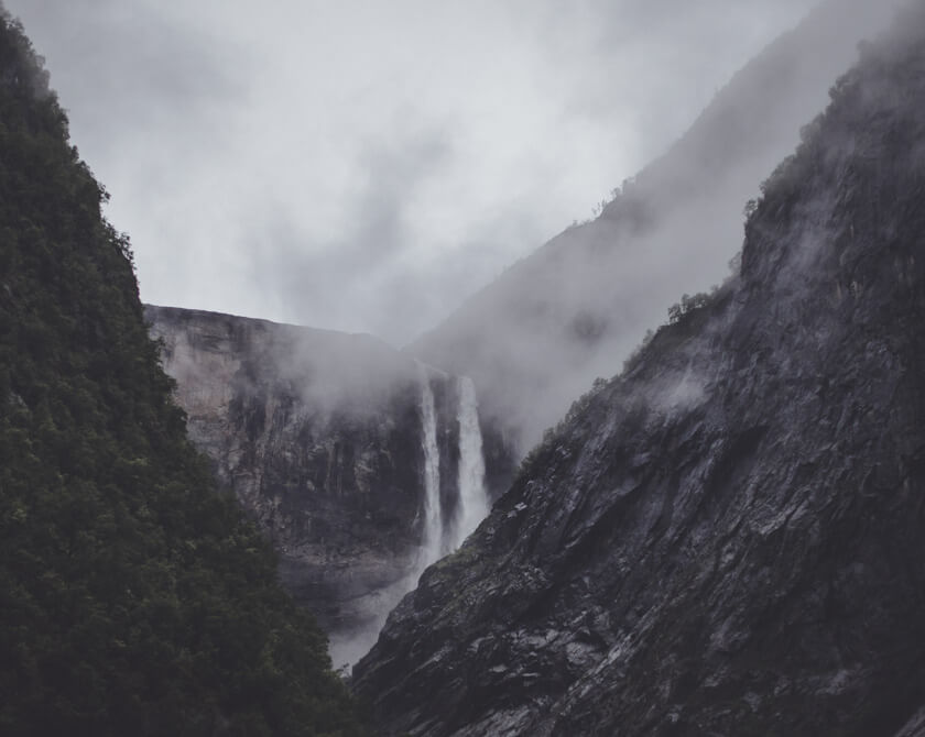 Dramatic Waterfall in Norway by Northlandscapes, Jan Erik Waider