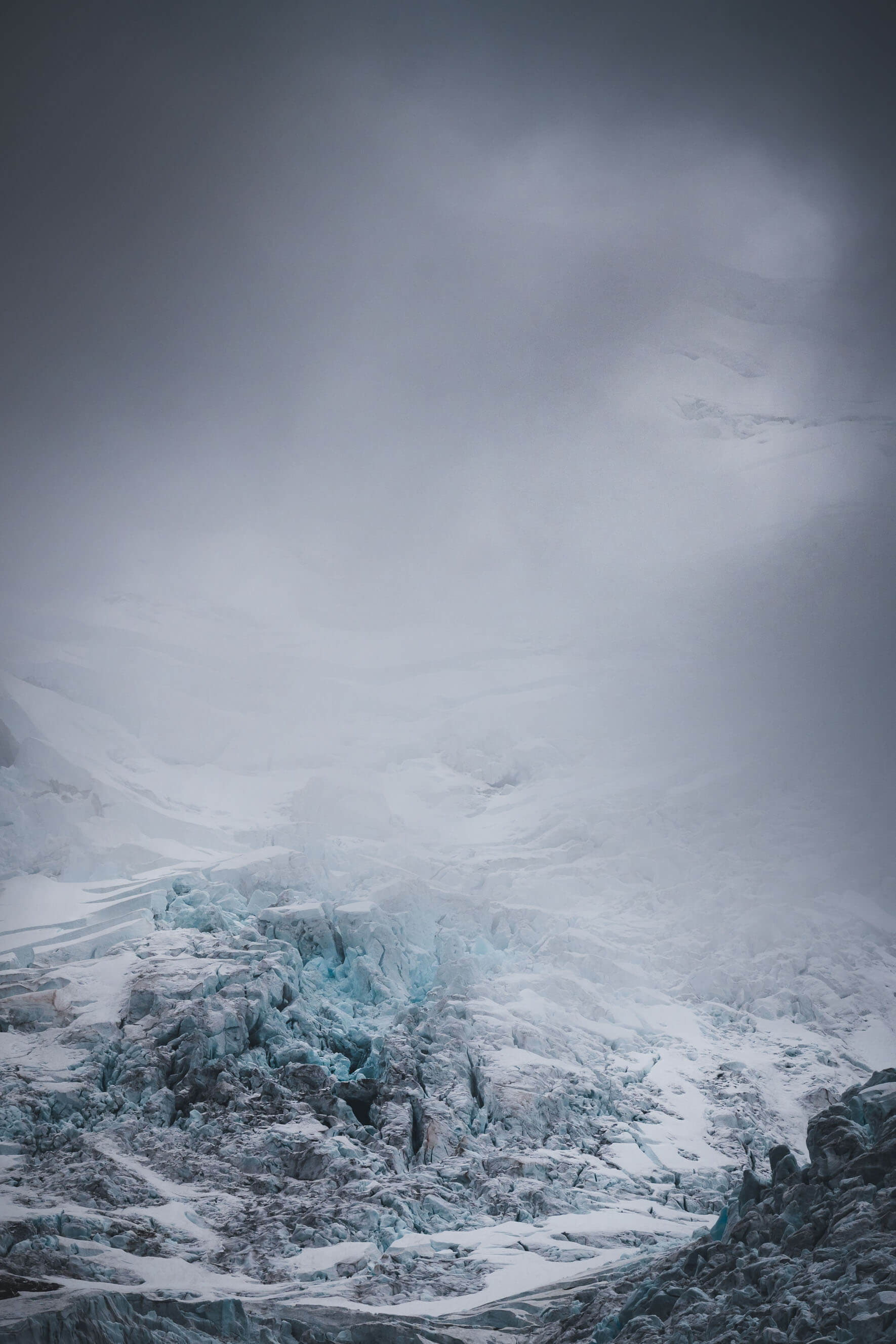 Kjenndalsbreen Glacier - a side branch of the Jostedal Glacier (Jostedalsbreen)