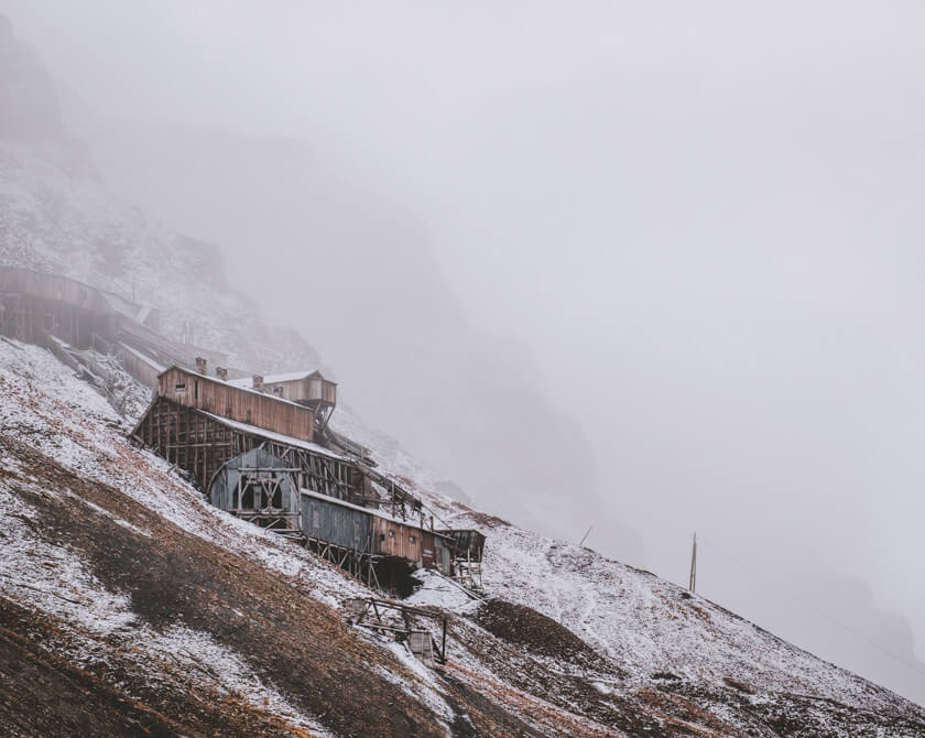Abandoned Mine in Longyearbyen, Svalbard (Spitsbergen)