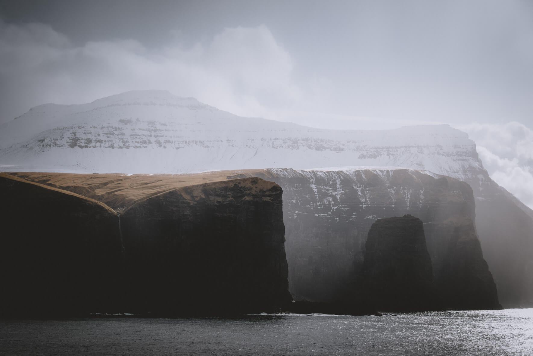 The Faroe Islands seen from the ferry Norröna (Smyril Line)