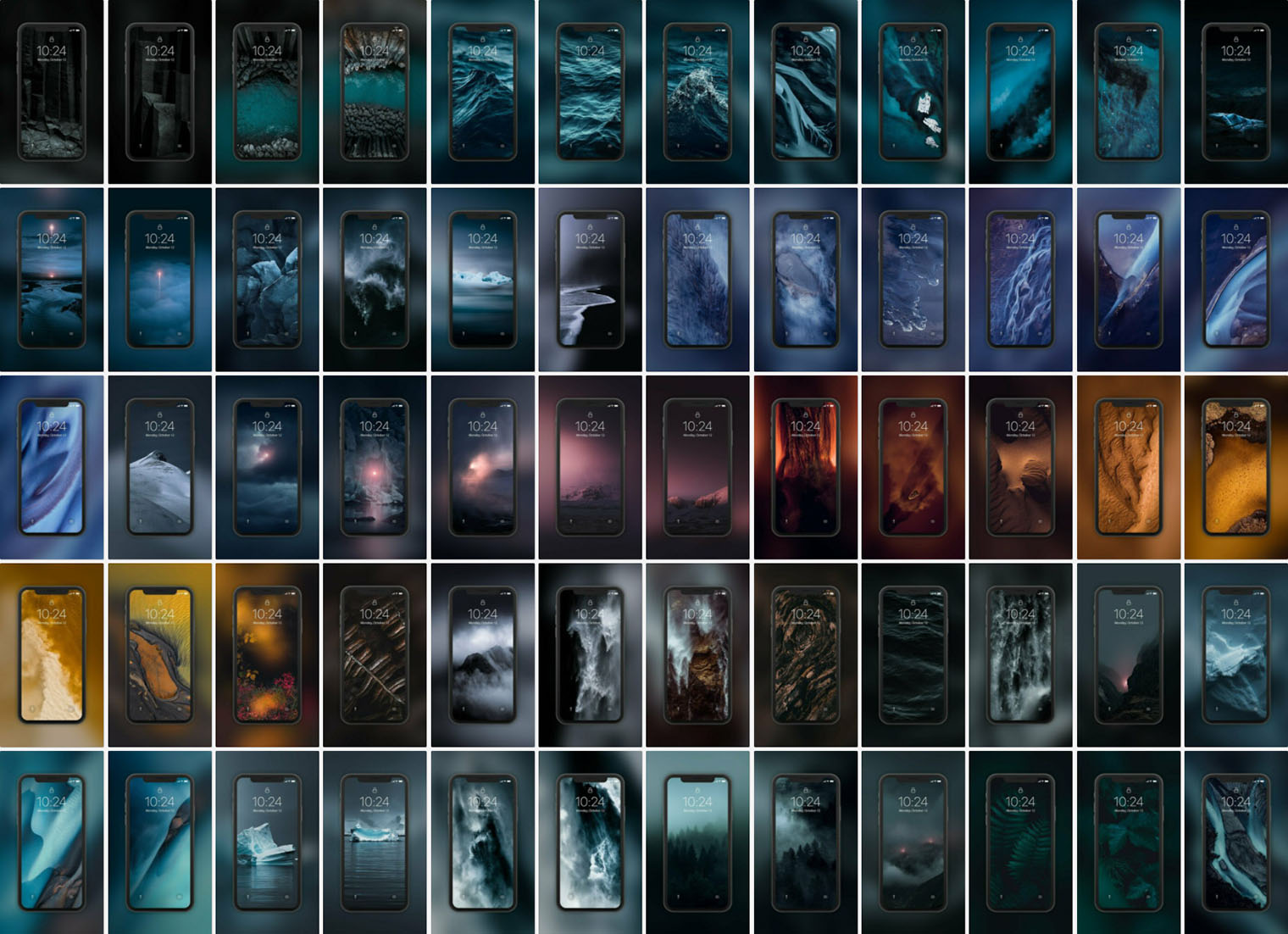 Smartphone Wallpaper by Northlandscapes - Overview with all Images